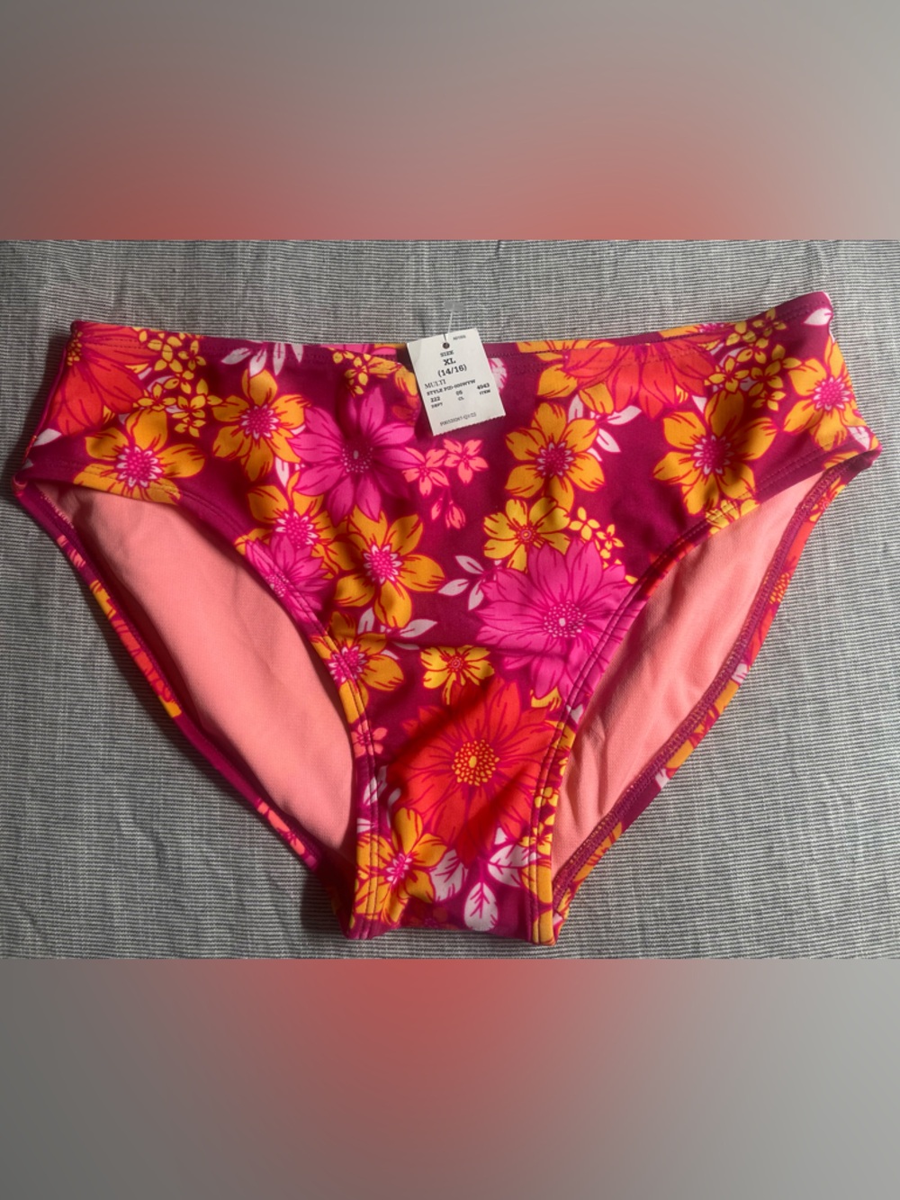 Girls Floral Bikini Bottoms XL
